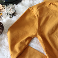 Long Sleeve Mustard TOP