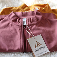 Top de arcilla de manga larga