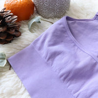 Purple TOP - Strappy Line