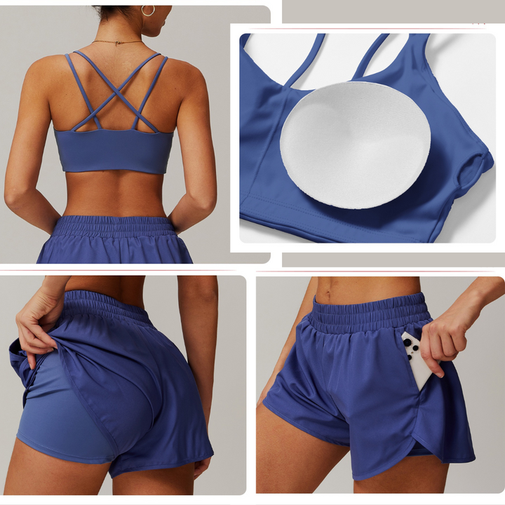 Summer Breeze Crop Top Short Set