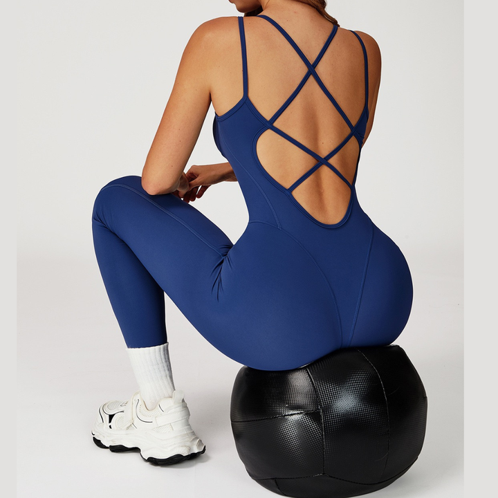 DIVA Cross-Back Sculpt Jumpsuit