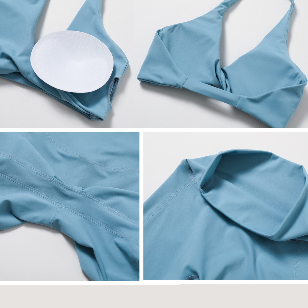 ANNE Summer Sexy Style Short Set - Blue