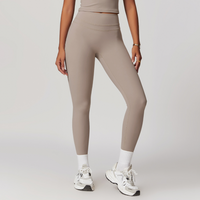 STELLA Double Layer Stylish Legging - Ice Latte