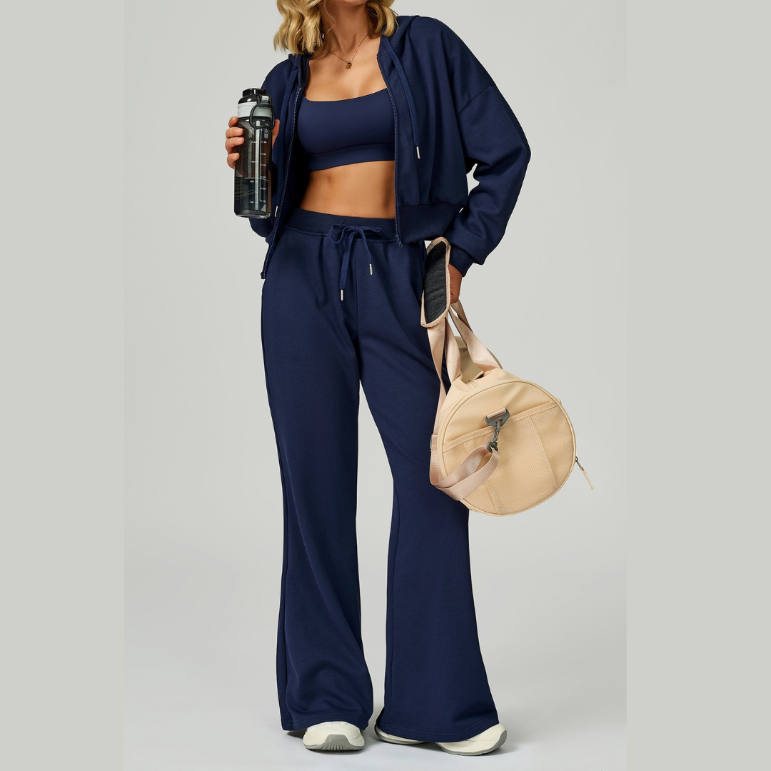 Abby Premium 2pcs Winter Set - Navy