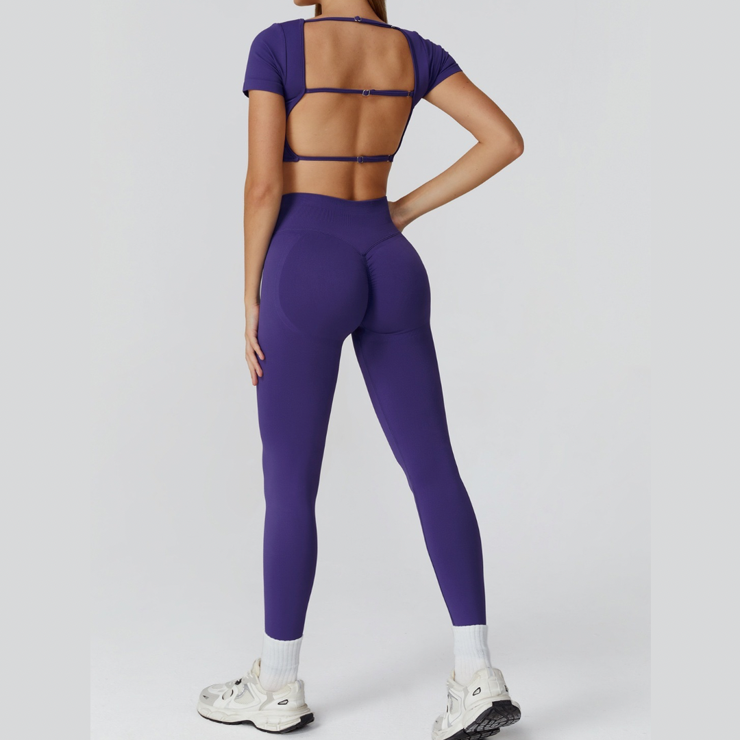 Σετ κολάν IRINA χωρίς ραφές για γλυπτική - Μπλε 