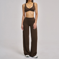 MARGO Sculpting Stylish Legging Set - Coffee