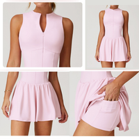 Celin Premium Tennis Dress - Pink