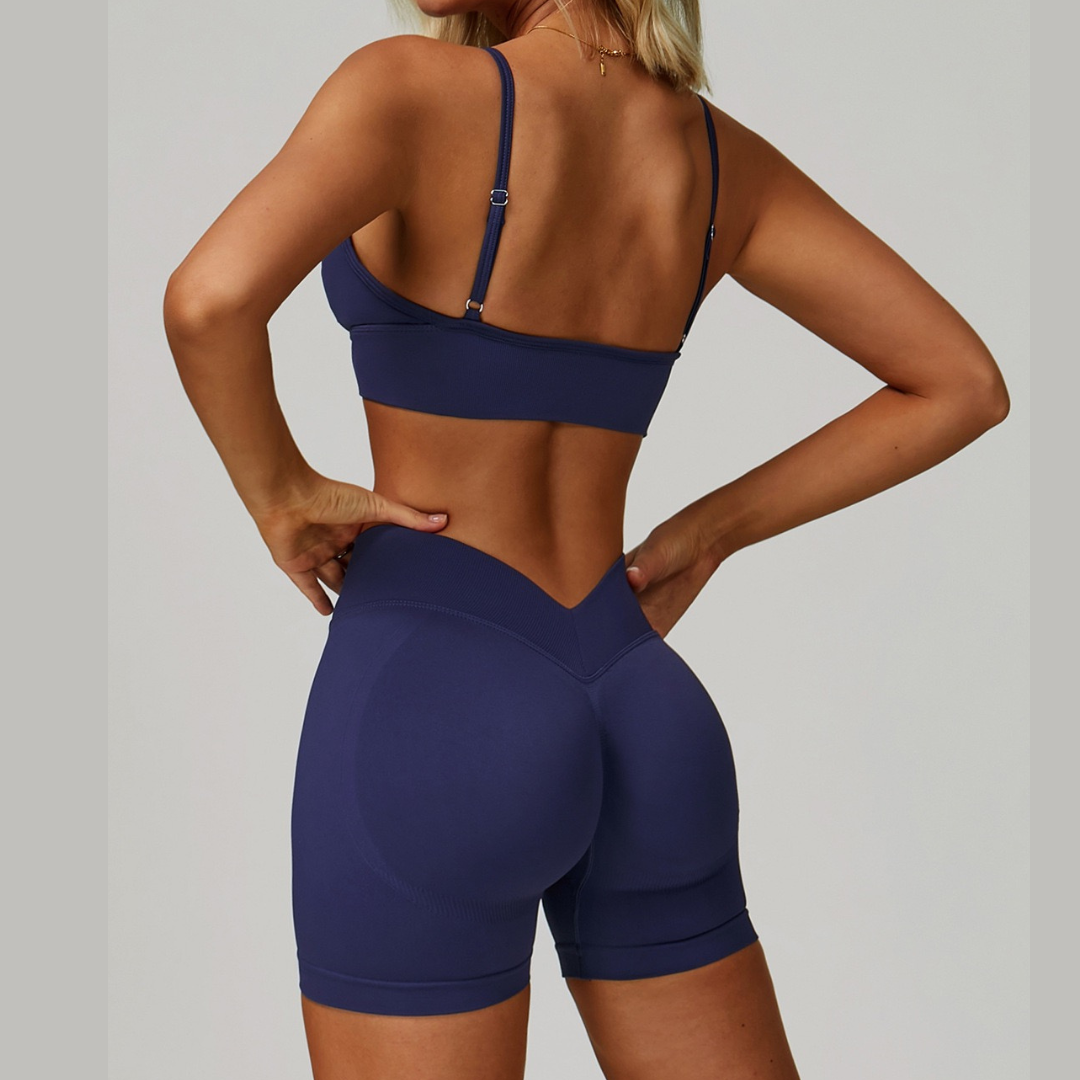 PowerSculpt Summer Short Set - Navy