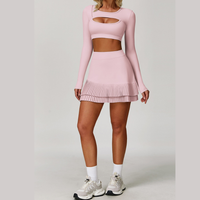 Cici Stylish Tennis Short Set - Pink