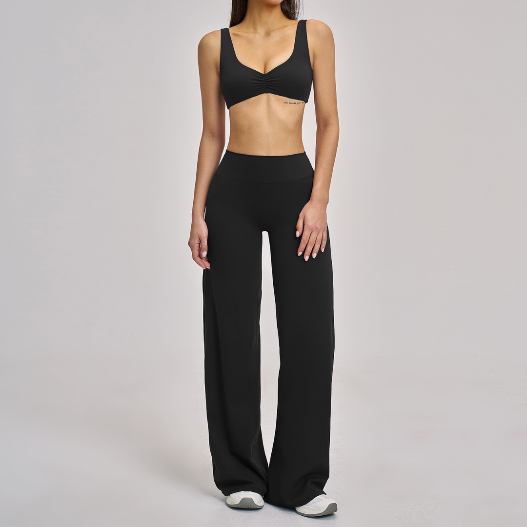 MARGO Sculpting Stylish Legging Set - Black