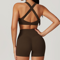 Summer X-Line Short Set - Coffee