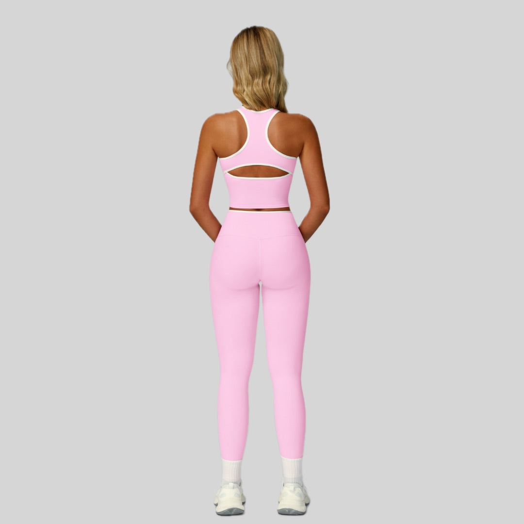 ALIN Stylish Classic Legging Set - Pink