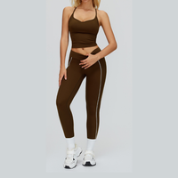 SARA Premium Stylish Activewear Set - Coffee