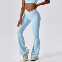 Premium Quality Flared Legging - Blue