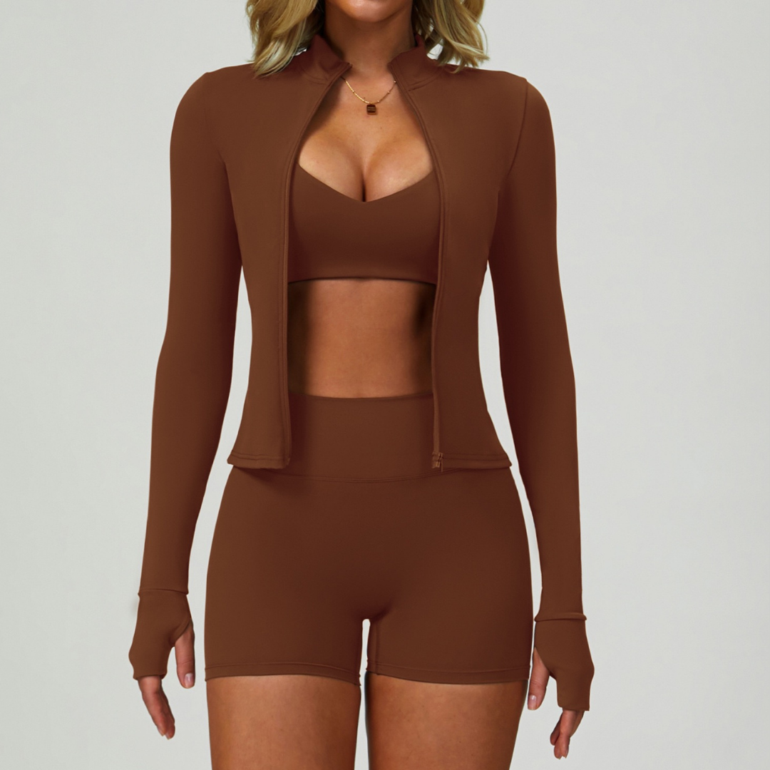 Σετ 3 τεμαχίων TINA Effortless Classic - Καφέ 