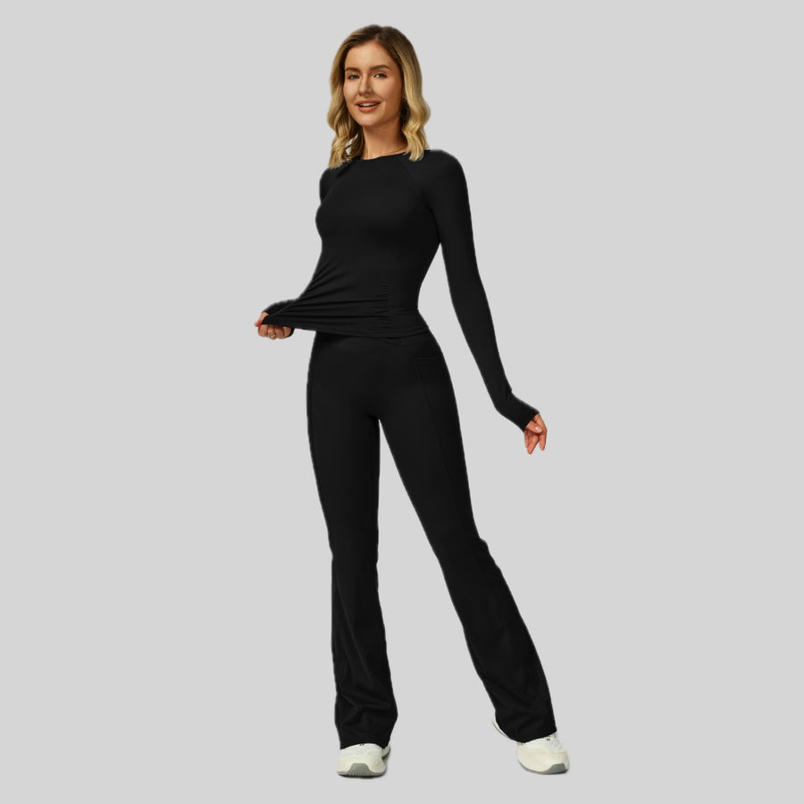 NEINEI Autumn Legging Set - Black