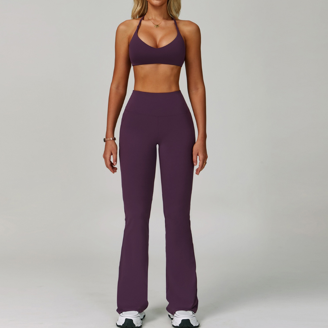 Σετ Κολάν Koralina Ultra Soft - Μωβ 