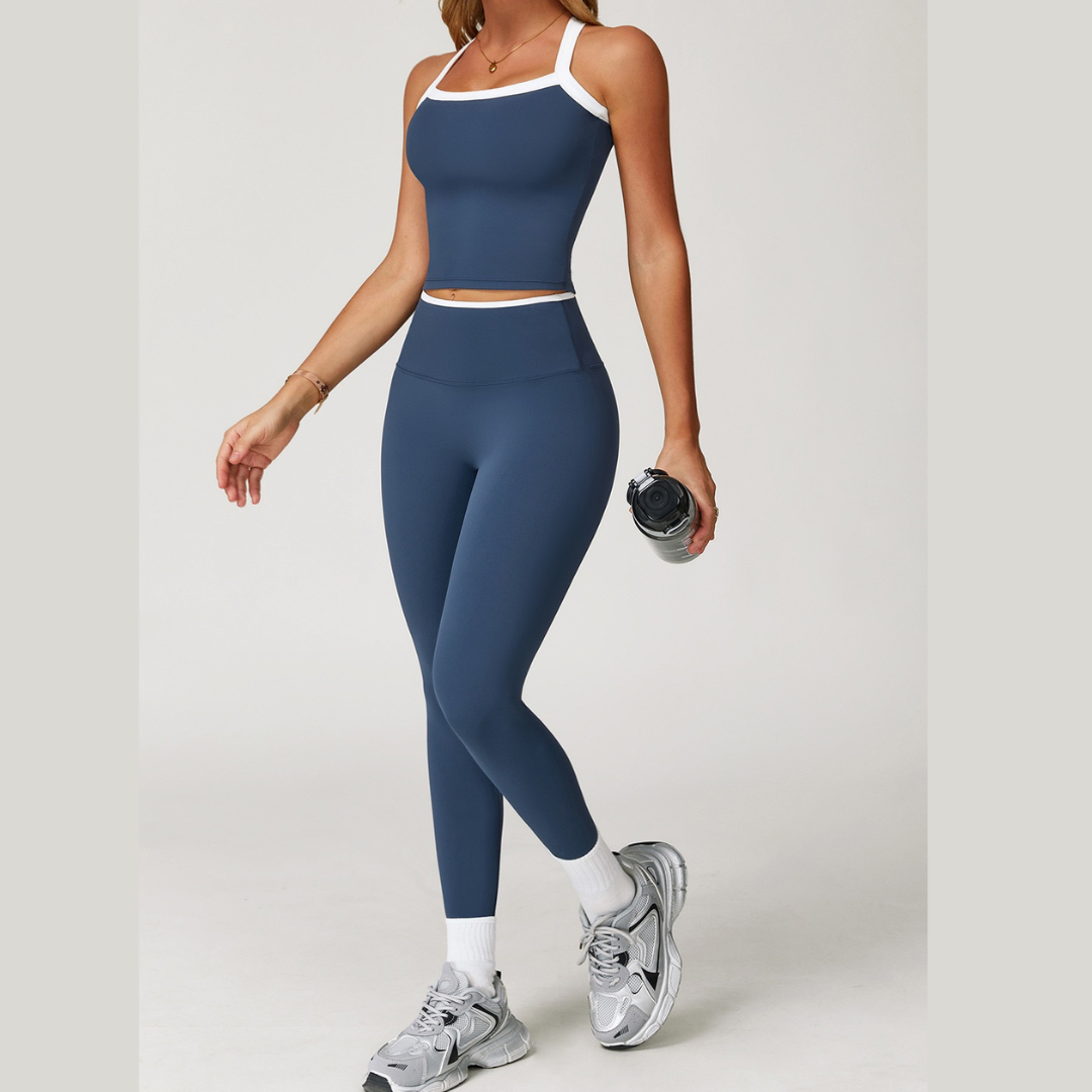 NINA Soft Stretchy Legging Set - Navy