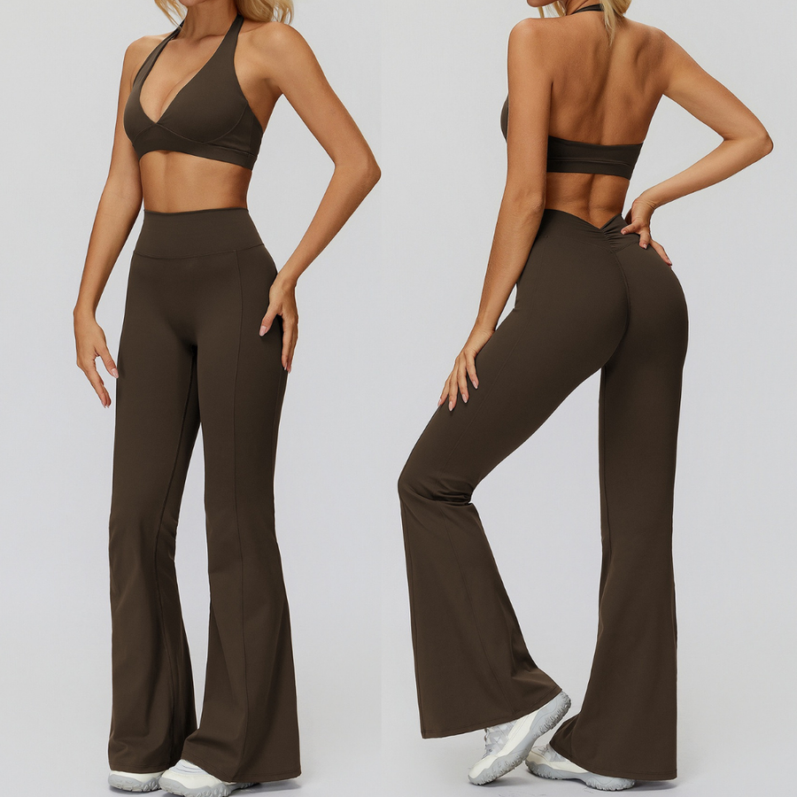 LIMO Mix-and-Match Activewear Set - Coffee
