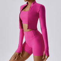 Cloudy Soft Line - 3pcs Magenta Short Set