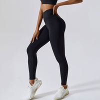 X -Back Line Skinny Legging Set - Black