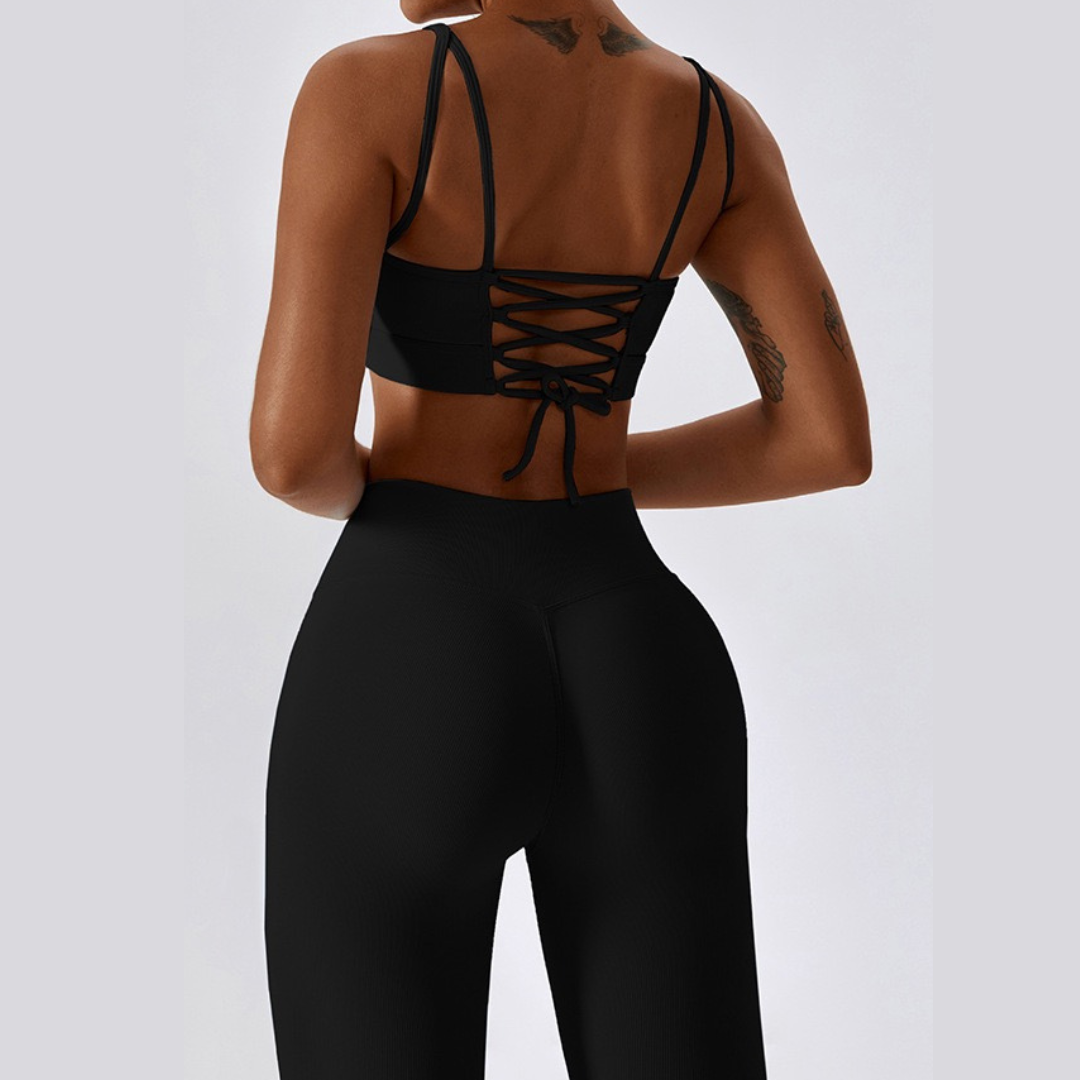 Premium Quality Flared Legging - Black