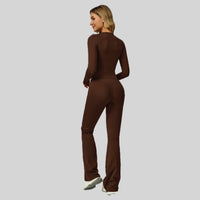 NEINEI Autumn Legging Set - Coffee