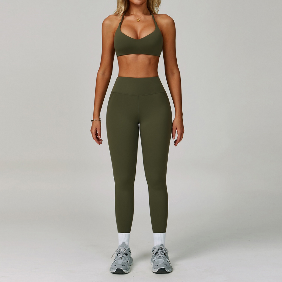 Koralina Ultra Soft Legging Set - Olive