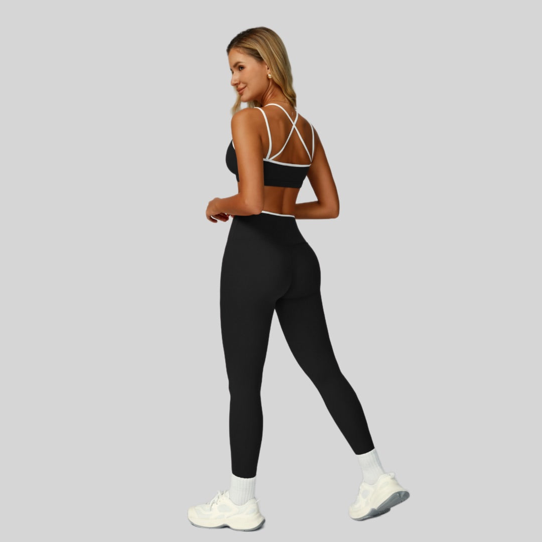 ALIN Stylish Classic Legging Set - Black