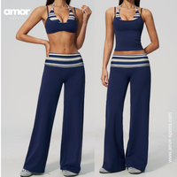 Evi Elegant Stylish Legging Set - Navy