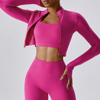 Cloudy Soft Line - 3pcs Magenta Short Set