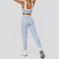 AQUA Stylish 2pcs Legging Set - Sky Blue