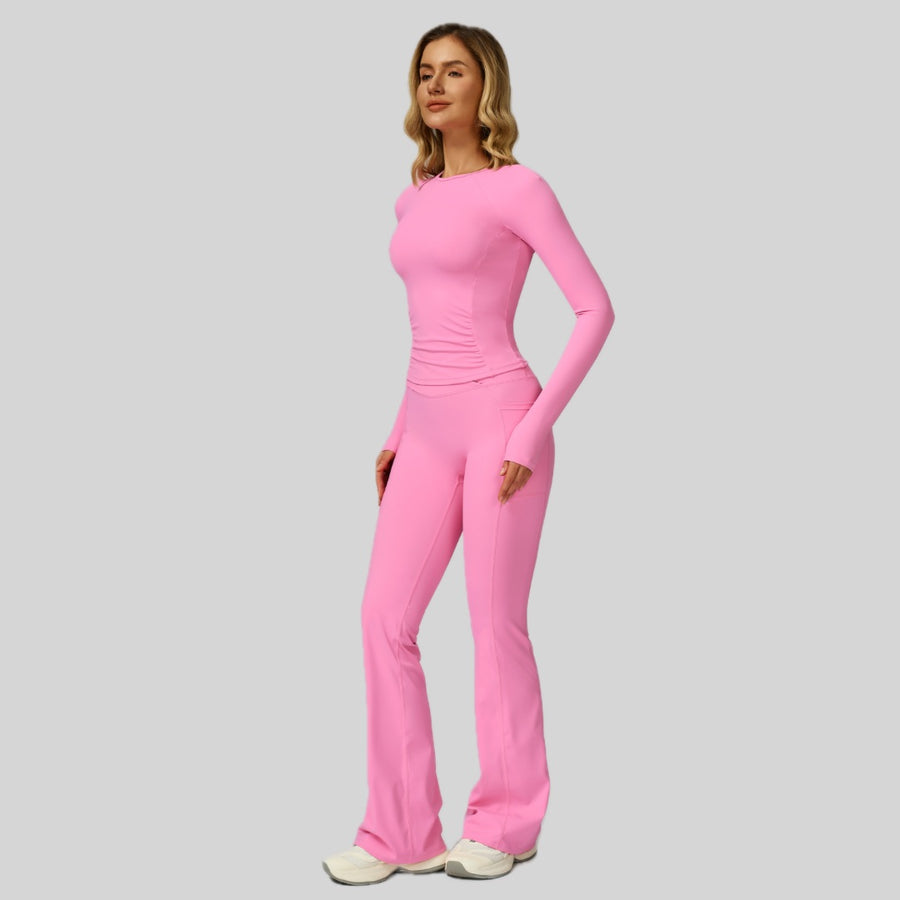 NEINEI Autumn Legging Set - Pink