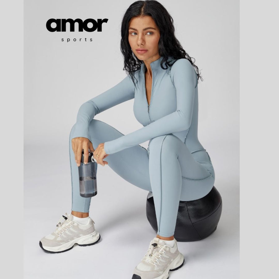 Elena Fall Winter Stylish Jumpsuit - Blue