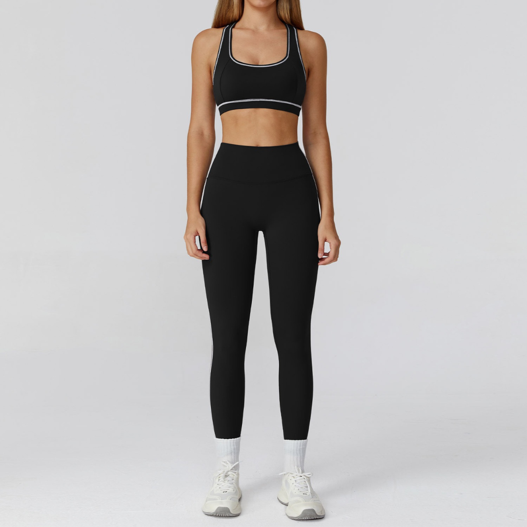 Bold Simplicity Legging Set - Black