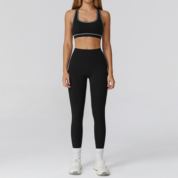 Bold Simplicity Legging Set - Black