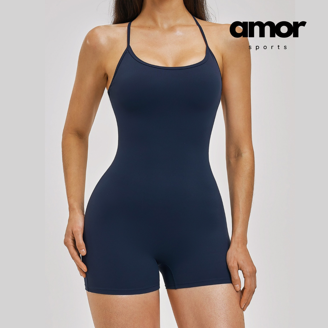 LANA Summer Classic Romper - Navy