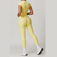 STELLA Short Sleeve Top Legging Set - Yellow