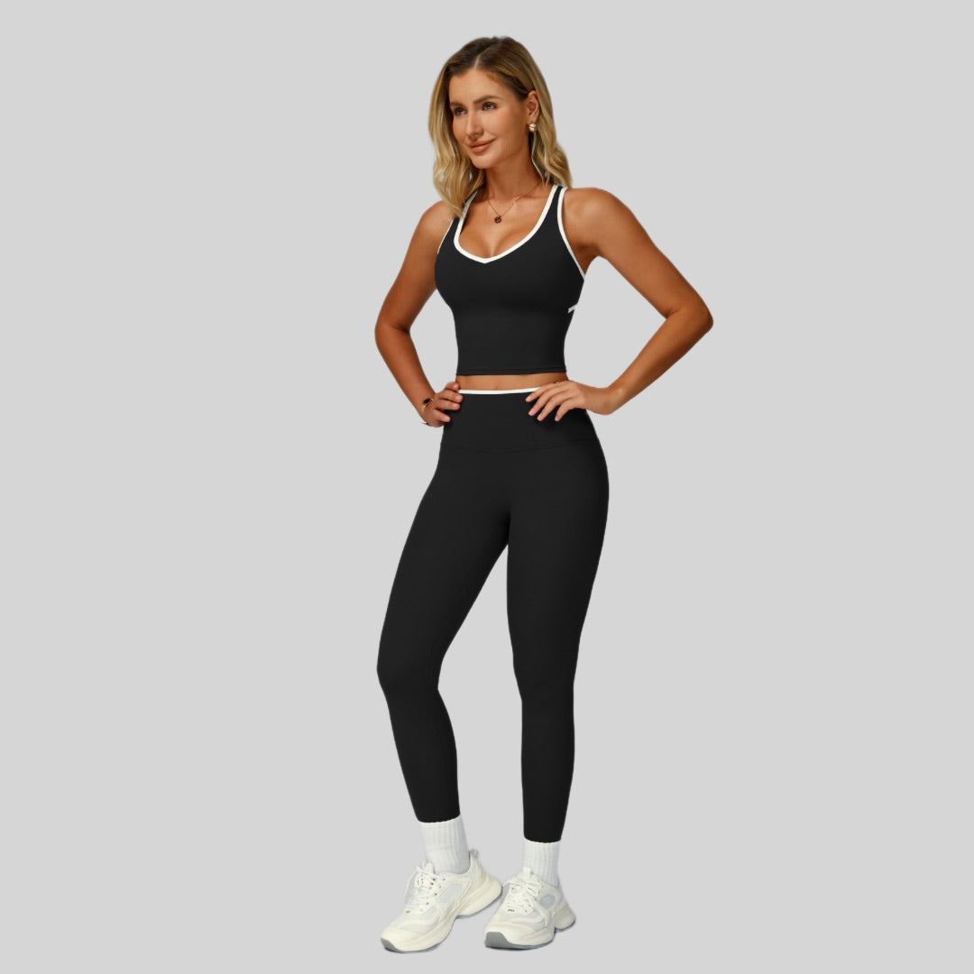 ALIN Stylish Classic Legging Set - Black