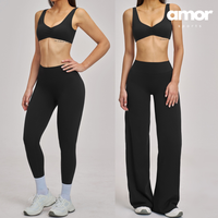 MARGO Sculpting Stylish Legging Set - Black