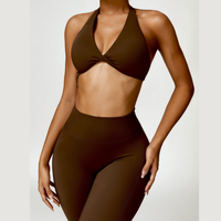 ANNE Sexy Comfy Legging Set - Coffee