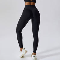 X -Back Line Skinny Legging Set - Black