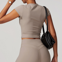 STELLA Premium Short Sleeve Top - Ice Latte