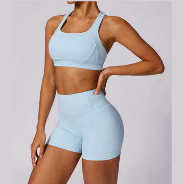 Summer X-Line Short Set - Light Blue
