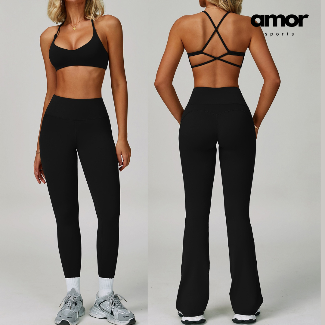 Koralina Ultra Soft Legging Set - Black