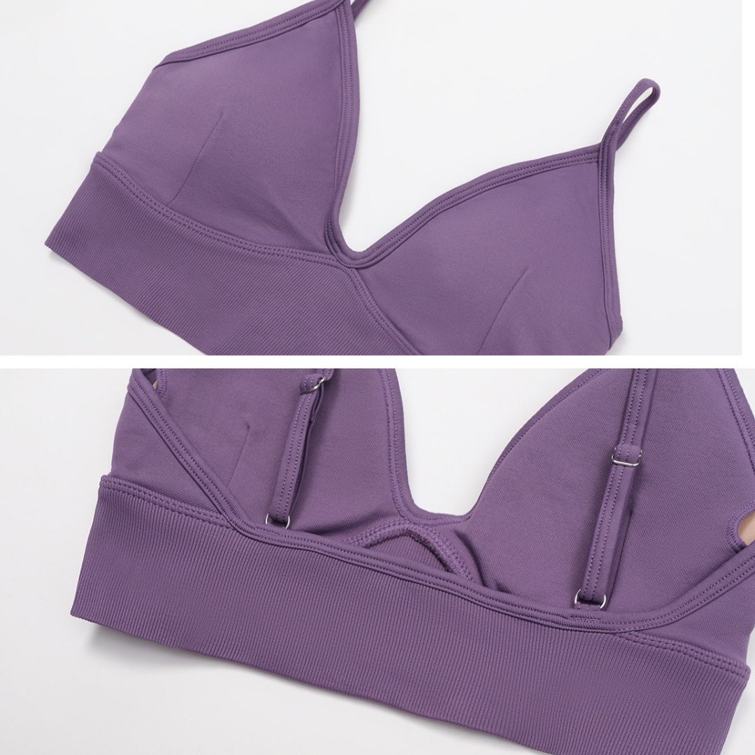 Sculpt & Slay Seamless Legging Set - Purple