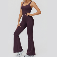 Butterfly-Back Premium Jumpsuit - Purple