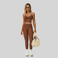 ALIN Stylish Classic Legging Set - Brown