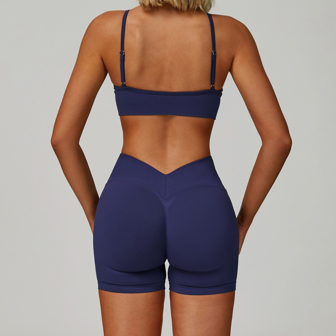 PowerSculpt Summer Short Set - Navy