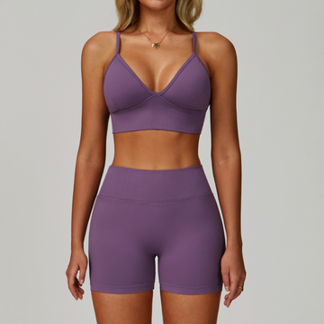 PowerSculpt Summer Short Set - Purple